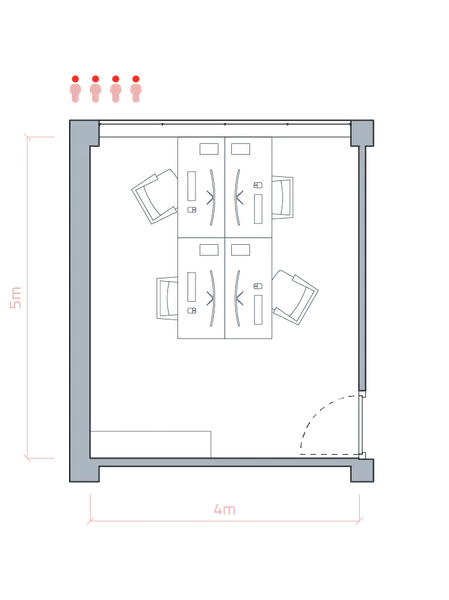 XL office Floor plan 1